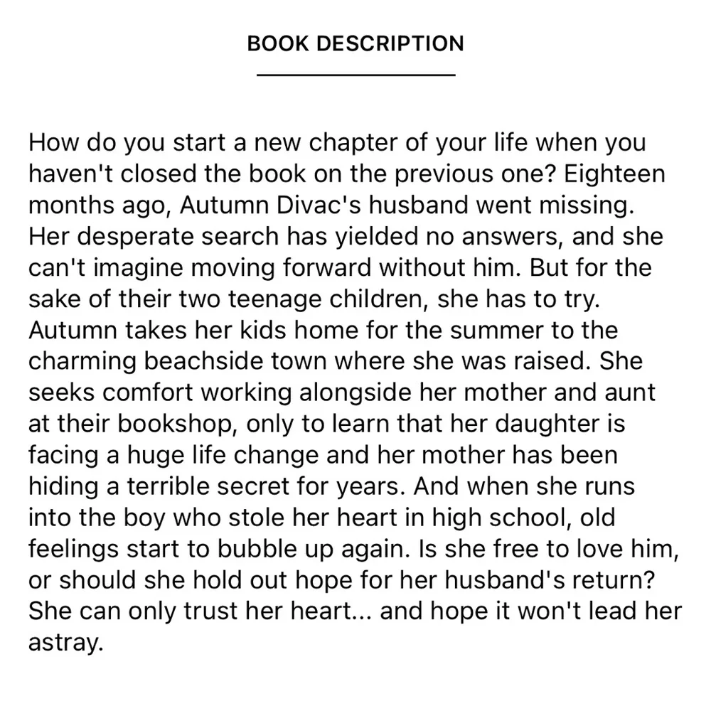 The Bookstore On The Beach by Brenda Novak Paperback Book Romance